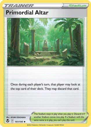 Primordial Altar 161/195 - SWSH12 Silver Tempest Reverse Holofoil