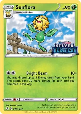 Sunflora (Prerelease) SWSH269/307 - SWSH Sword & Shield Promo Cards Holofoil