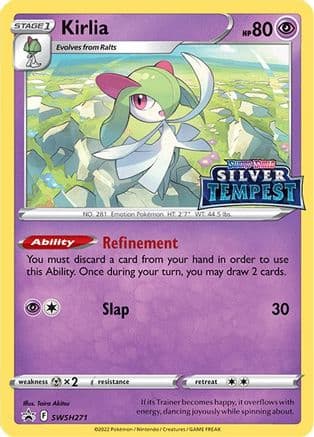Kirlia (Prerelease) SWSH271/307 - SWSH Sword & Shield Promo Cards Holofoil