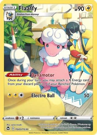 Flaaffy TG03/30 - SWSH12 Silver Tempest Trainer Gallery Holofoil