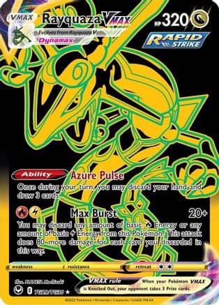 Rayquaza VMAX (Secret) TG29/30 - SWSH12 Silver Tempest Trainer Gallery Holofoil