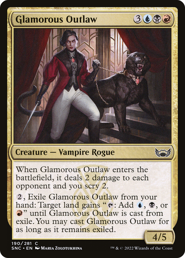 Glamorous Outlaw [Streets of New Capenna] Foil