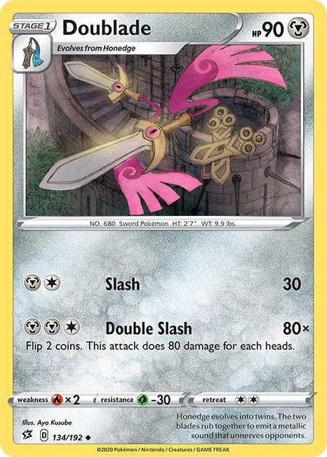 Doublade 134/192 (SWSH02: Rebel Clash) 