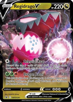 Regidrago V SWSH281/307 - SWSH Sword & Shield Promo Cards Holofoil