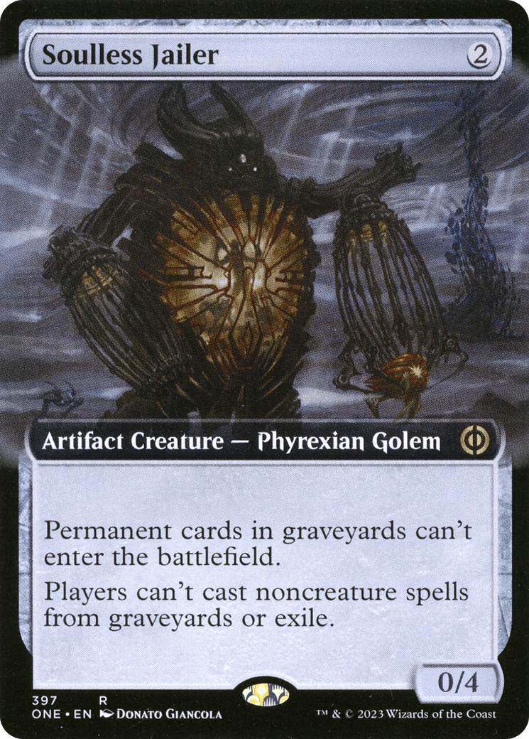 Soulless Jailer (Extended Art) [Phyrexia: All Will Be One] Foil