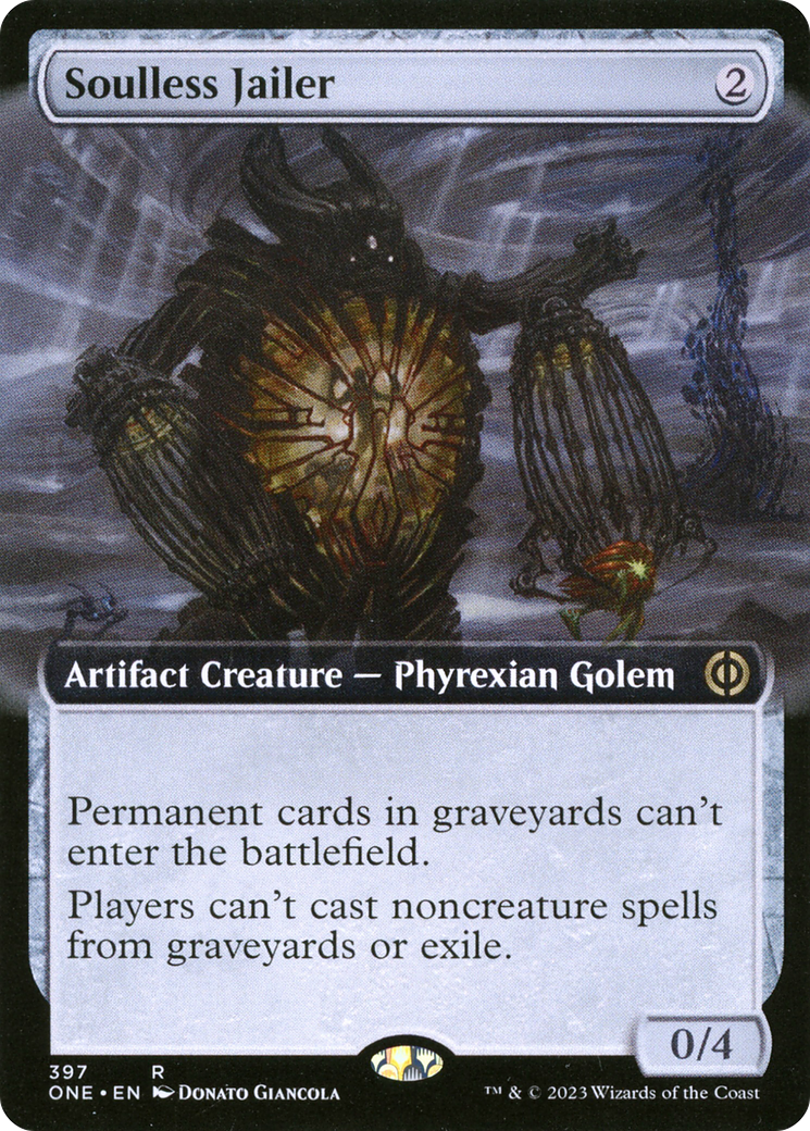 Soulless Jailer (Extended Art) [Phyrexia: All Will Be One] Foil