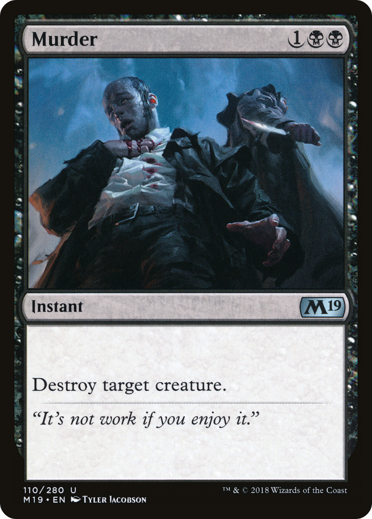 Murder [Core Set 2019] Foil