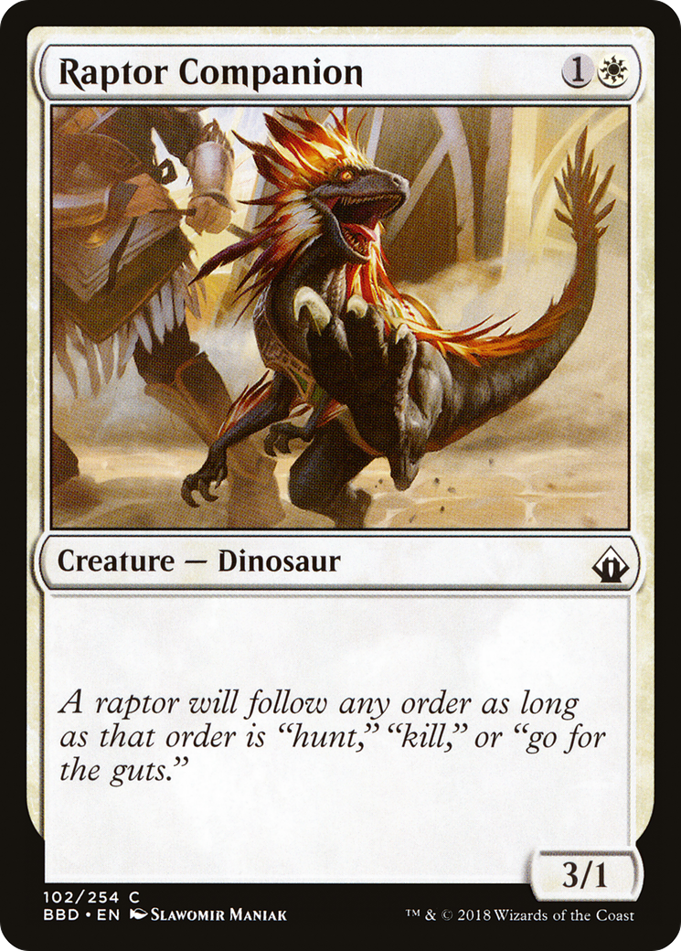 Raptor Companion [Battlebond] Foil