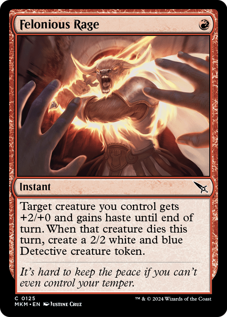 Felonious Rage [Murders at Karlov Manor] Foil