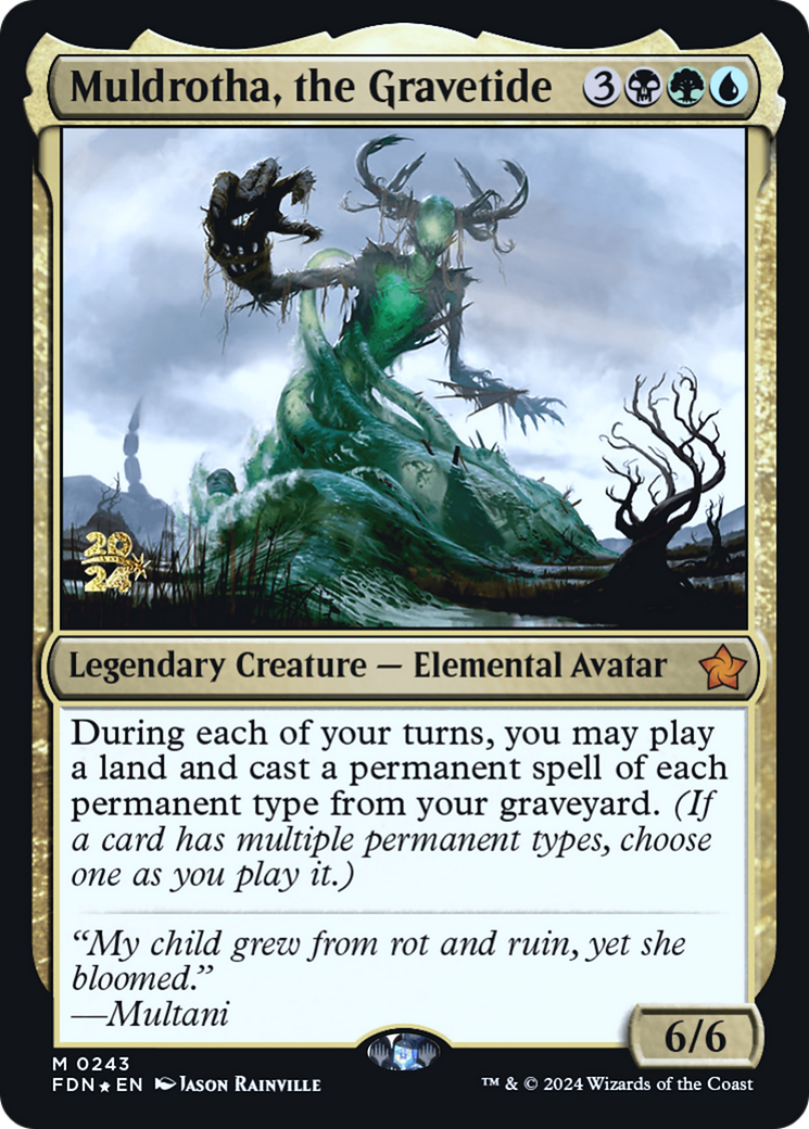 Muldrotha, the Gravetide (FDN) (-243) - Prerelease Cards