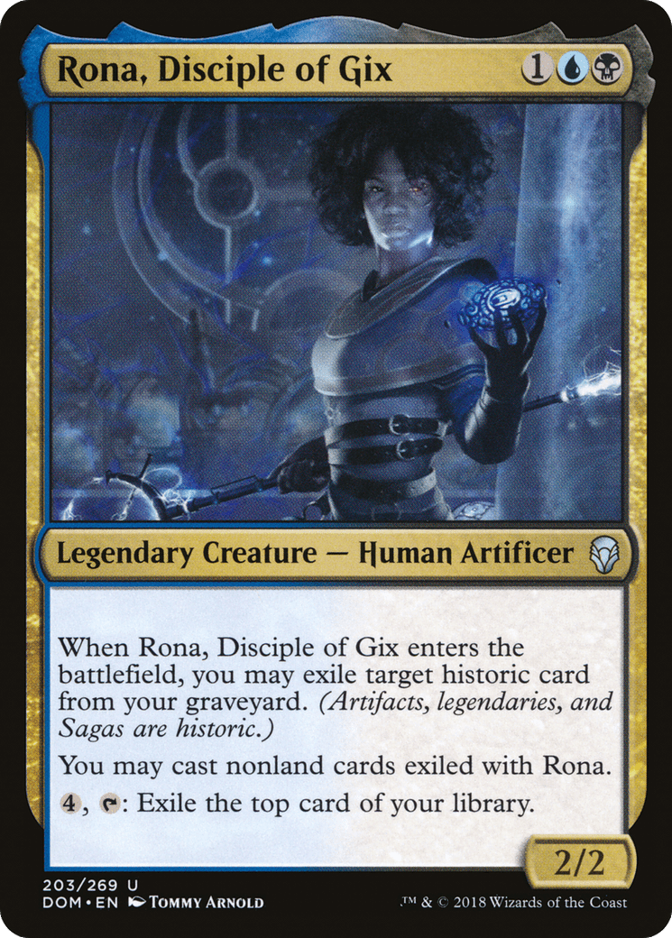 Rona, Disciple of Gix [Dominaria] Foil