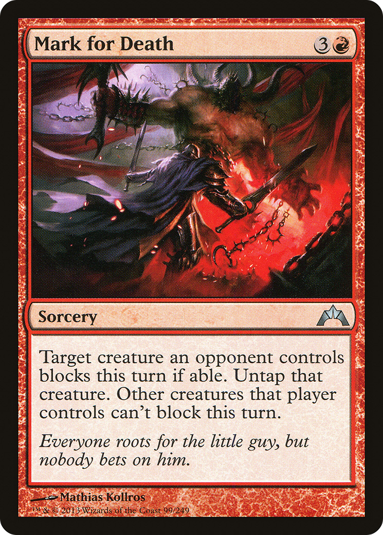 Mark for Death [Gatecrash] Foil