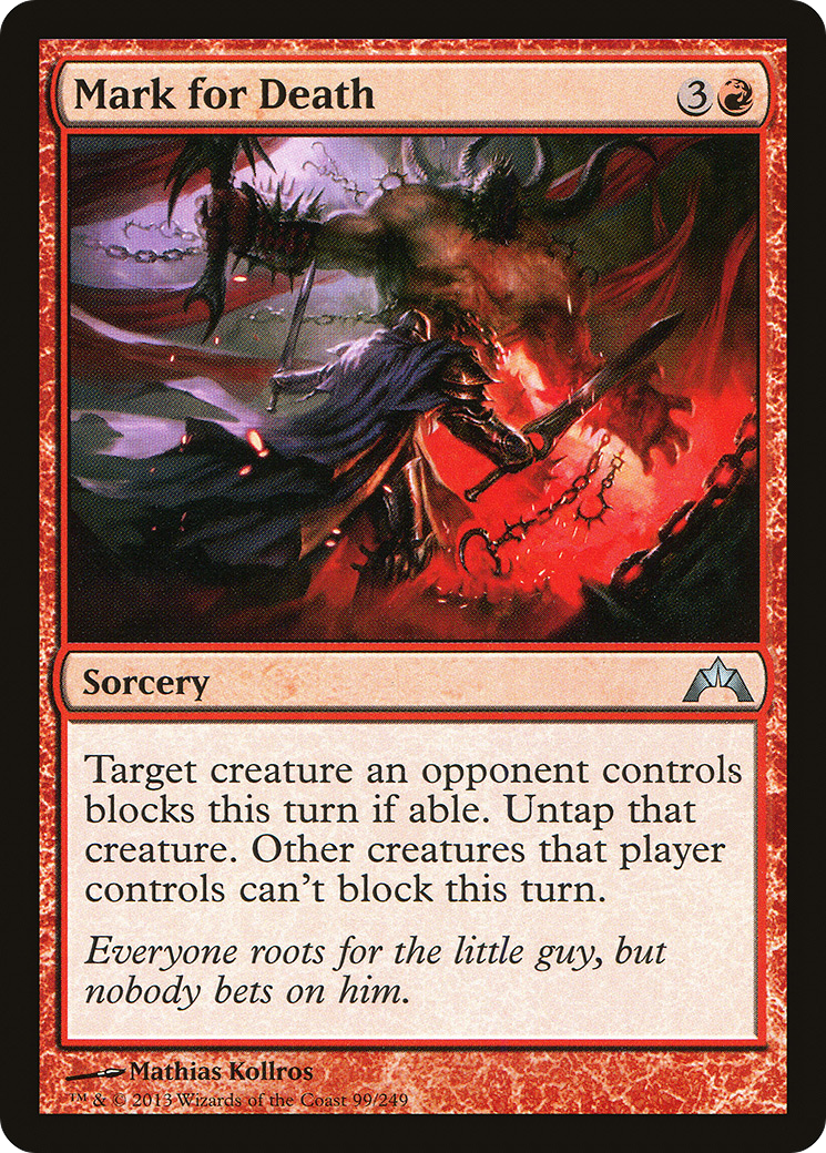 Mark for Death [Gatecrash] Foil