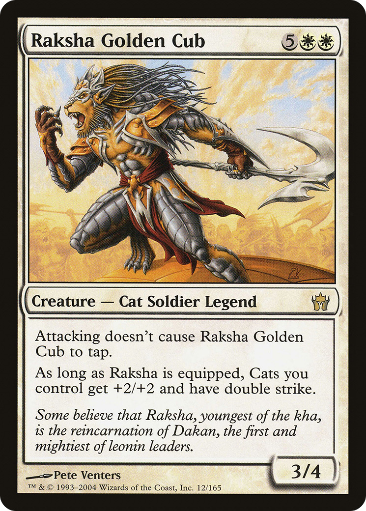 Raksha Golden Cub [Fifth Dawn] Foil