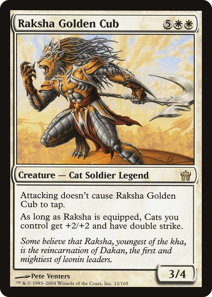 Raksha Golden Cub [Fifth Dawn] Foil