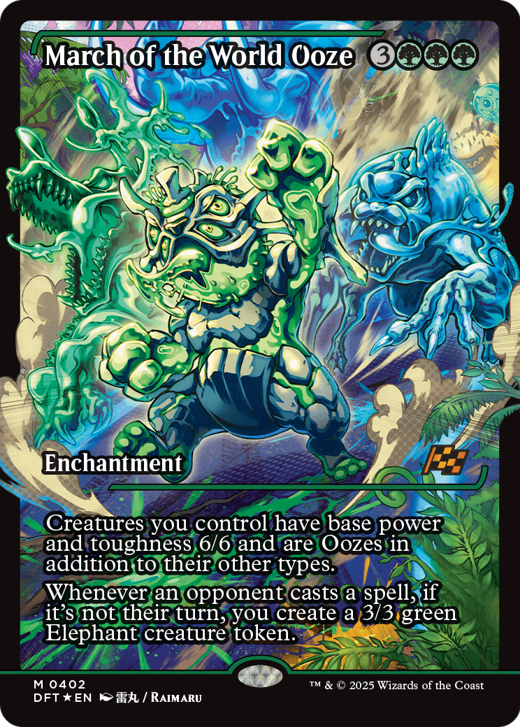 March of the World Ooze |  Foil (402) [Aetherdrift]