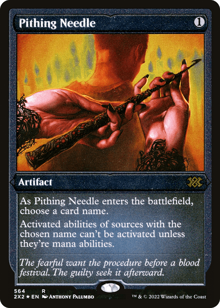 Pithing Needle |  Foil (564) [Double Masters 2022]