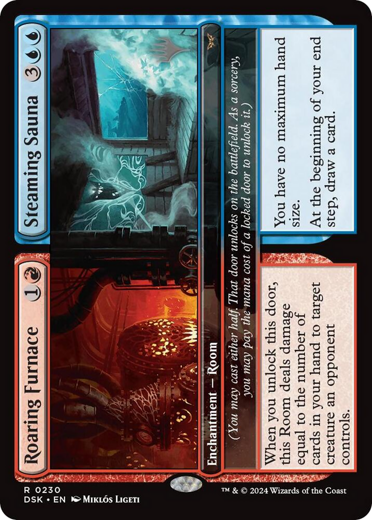 Roaring Furnace // Steaming Sauna [Duskmourn: House of Horror Promos]