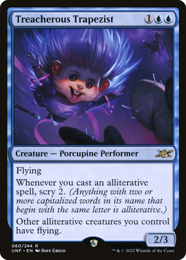 Treacherous Trapezist [Unfinity] Foil