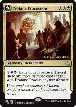Profane Procession 166s/98 (Prerelease Cards)  - Foil