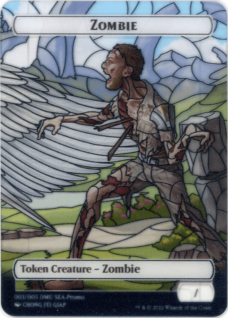 Zombie (PTDMU-003) - Dominaria United Southeast Asia Tokens: (Full Art)