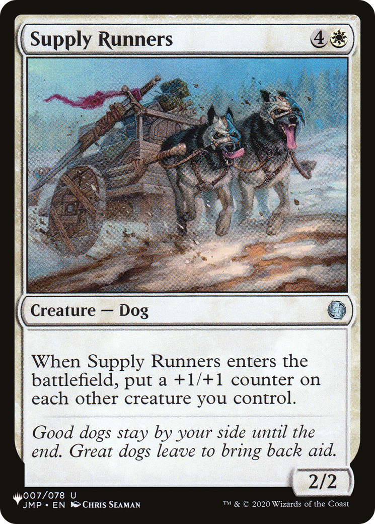 Supply Runners |  (JMP-7) [The List]