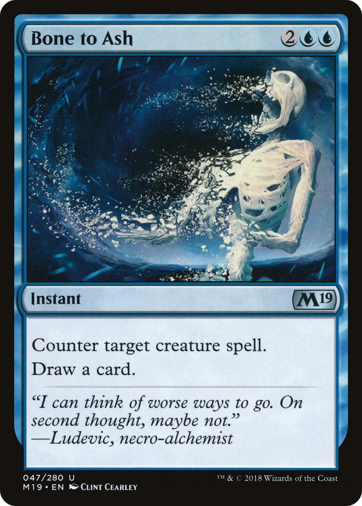 Bone to Ash [Core Set 2019] Foil