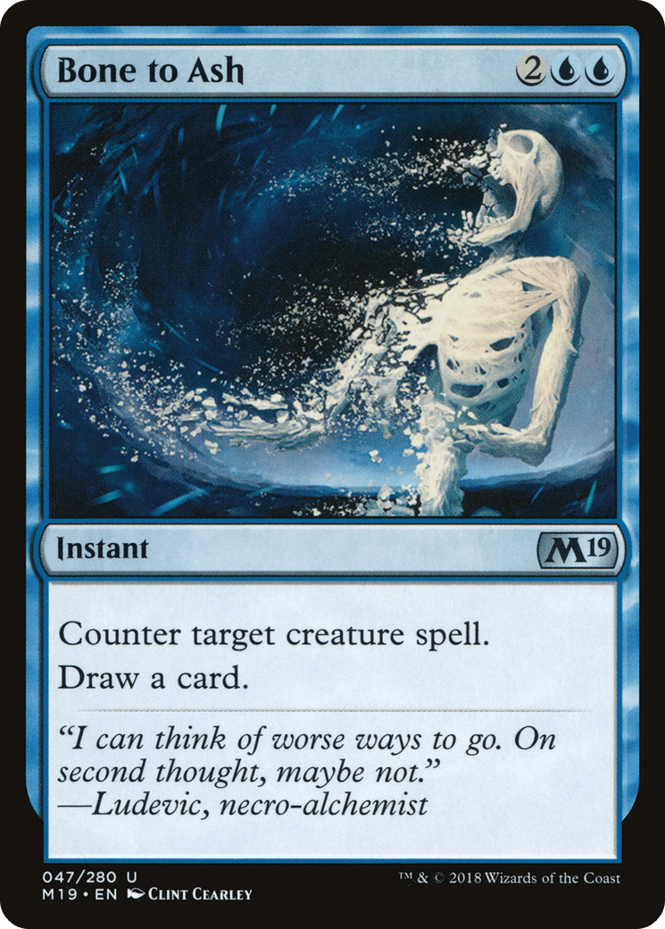 Bone to Ash [Core Set 2019] Foil