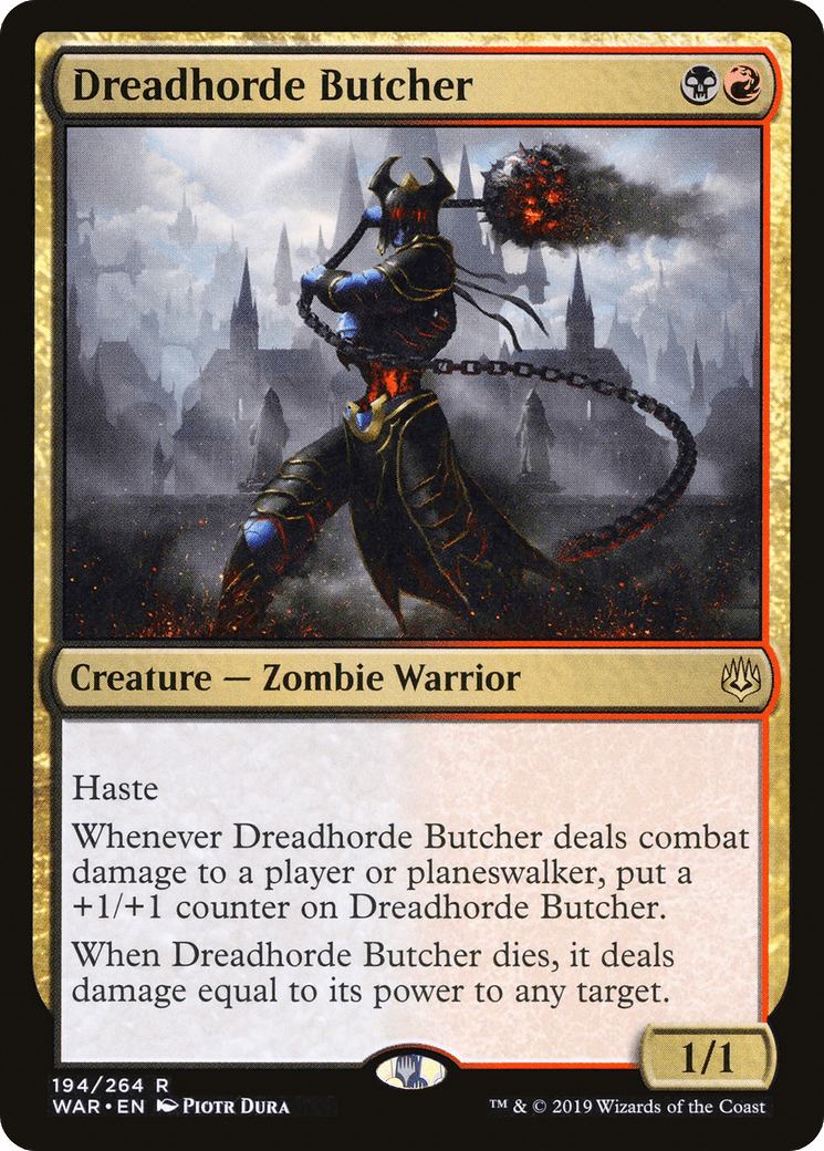 Dreadhorde Butcher [War of the Spark] Foil