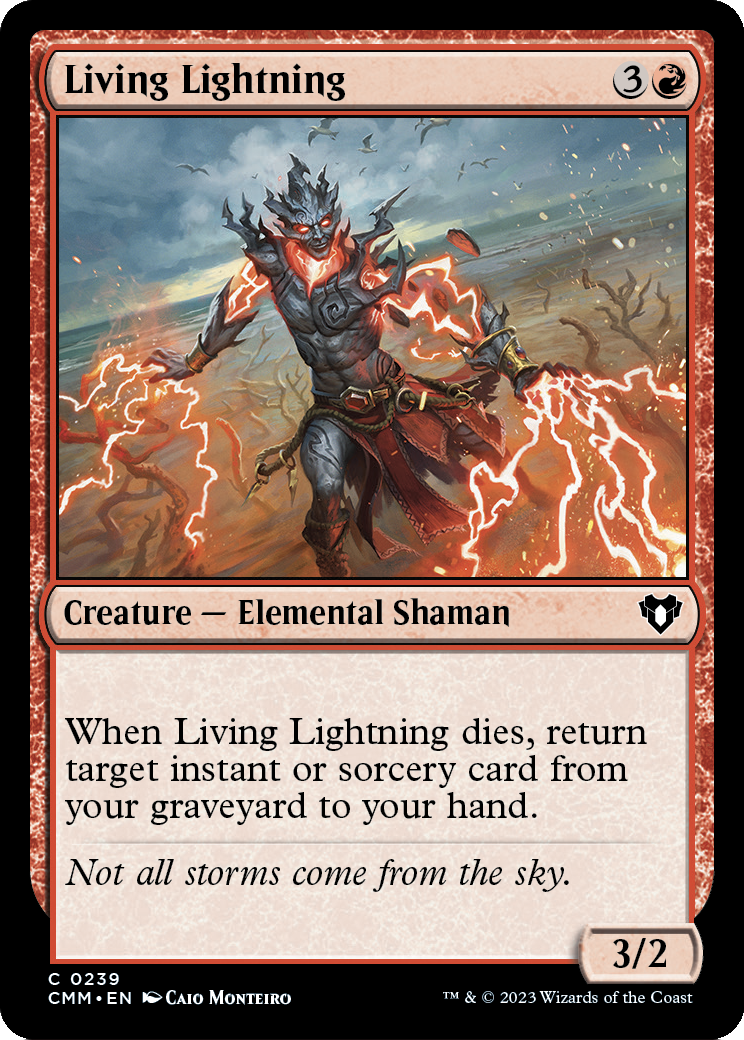 Living Lightning [Commander Masters] Foil