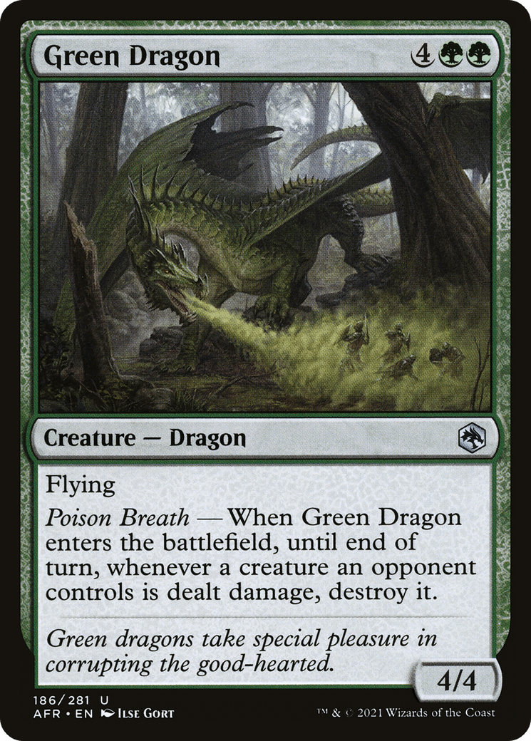 Green Dragon [Dungeons & Dragons: Adventures in the Forgotten Realms] Foil