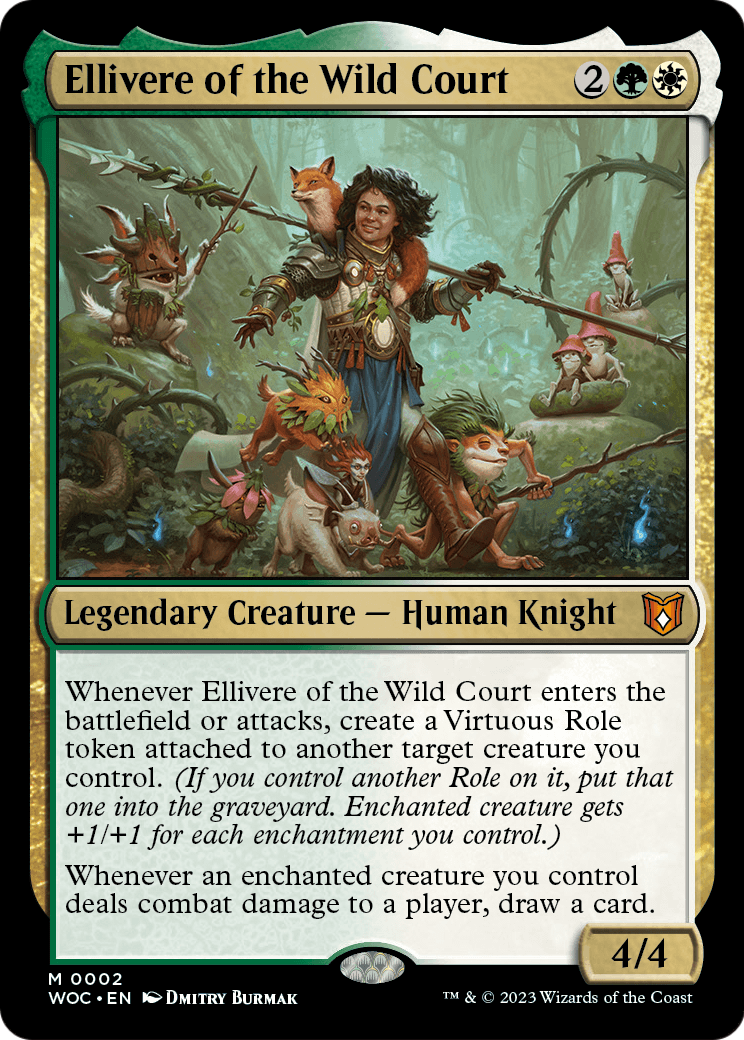 Ellivere of the Wild Court [Wilds of Eldraine Commander] Foil