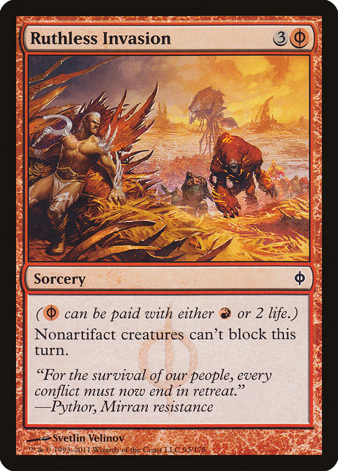 Ruthless Invasion 93/175 (New Phyrexia) 