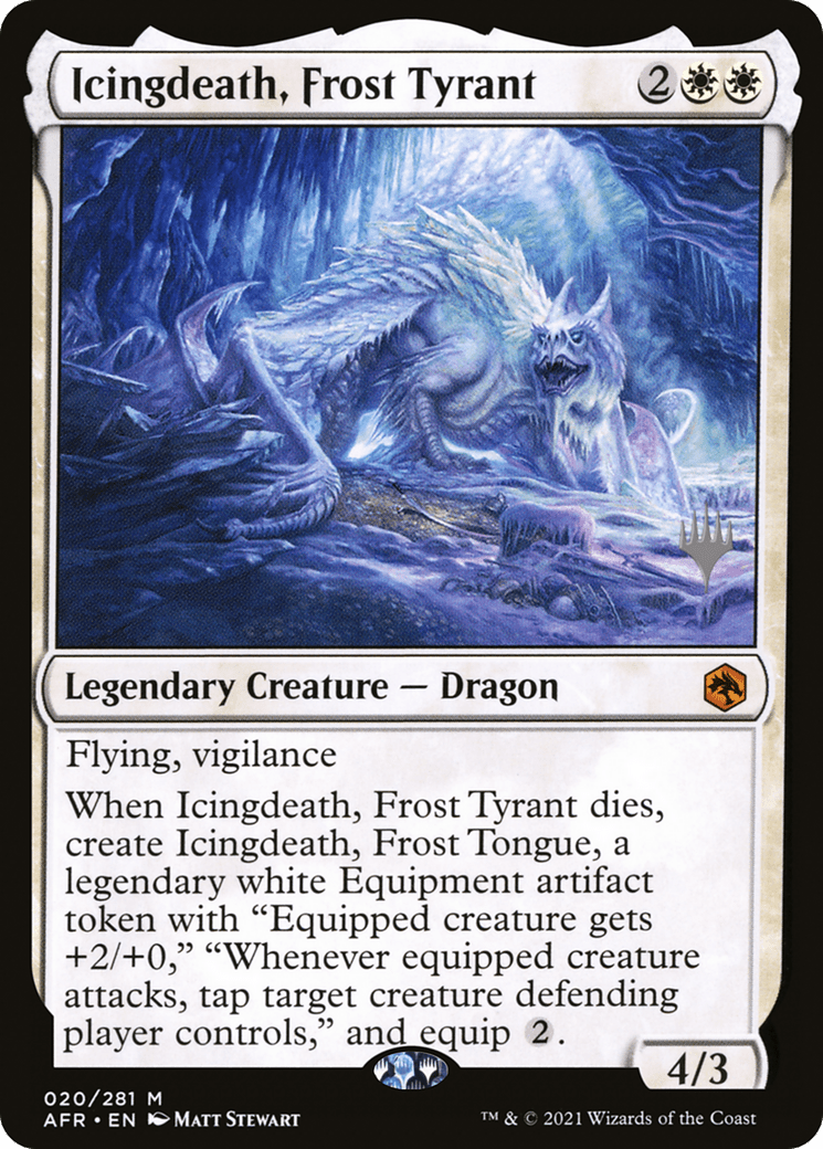 Icingdeath, Frost Tyrant (Promo Pack) [Dungeons & Dragons: Adventures in the Forgotten Realms Promos] Foil