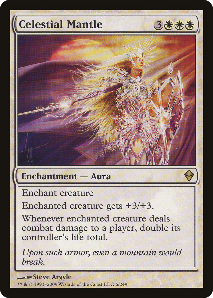 Celestial Mantle [Zendikar] Foil