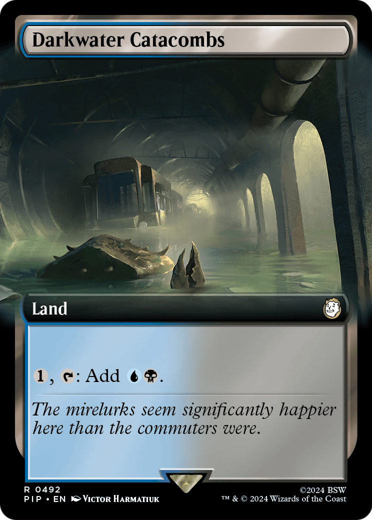 Darkwater Catacombs (Extended Art) [Fallout] Foil
