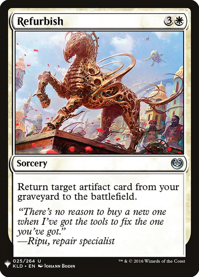 Refurbish |  (KLD-25) [The List]