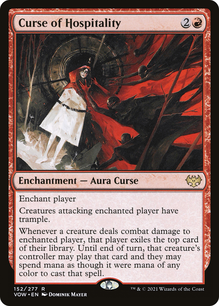 Curse of Hospitality [Innistrad: Crimson Vow] Foil