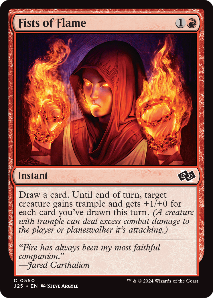 Fists of Flame (J25-550) - Foundations Jumpstart