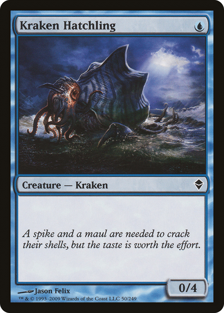 Kraken Hatchling [Zendikar] Foil