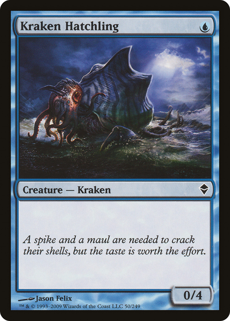 Kraken Hatchling [Zendikar] Foil