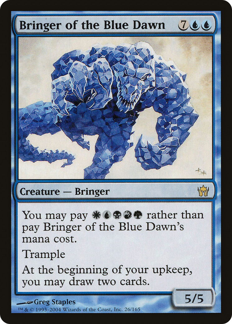 Bringer of the Blue Dawn [Fifth Dawn] Foil