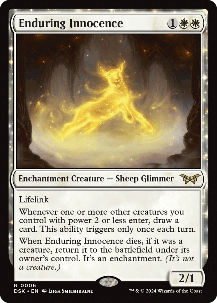 Enduring Innocence [Duskmourn: House of Horror] Foil