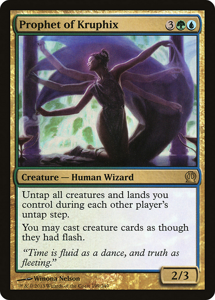 Prophet of Kruphix [Theros] Foil