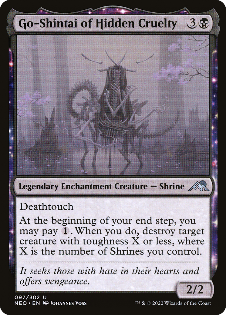 Go-Shintai of Hidden Cruelty [Kamigawa: Neon Dynasty] Foil