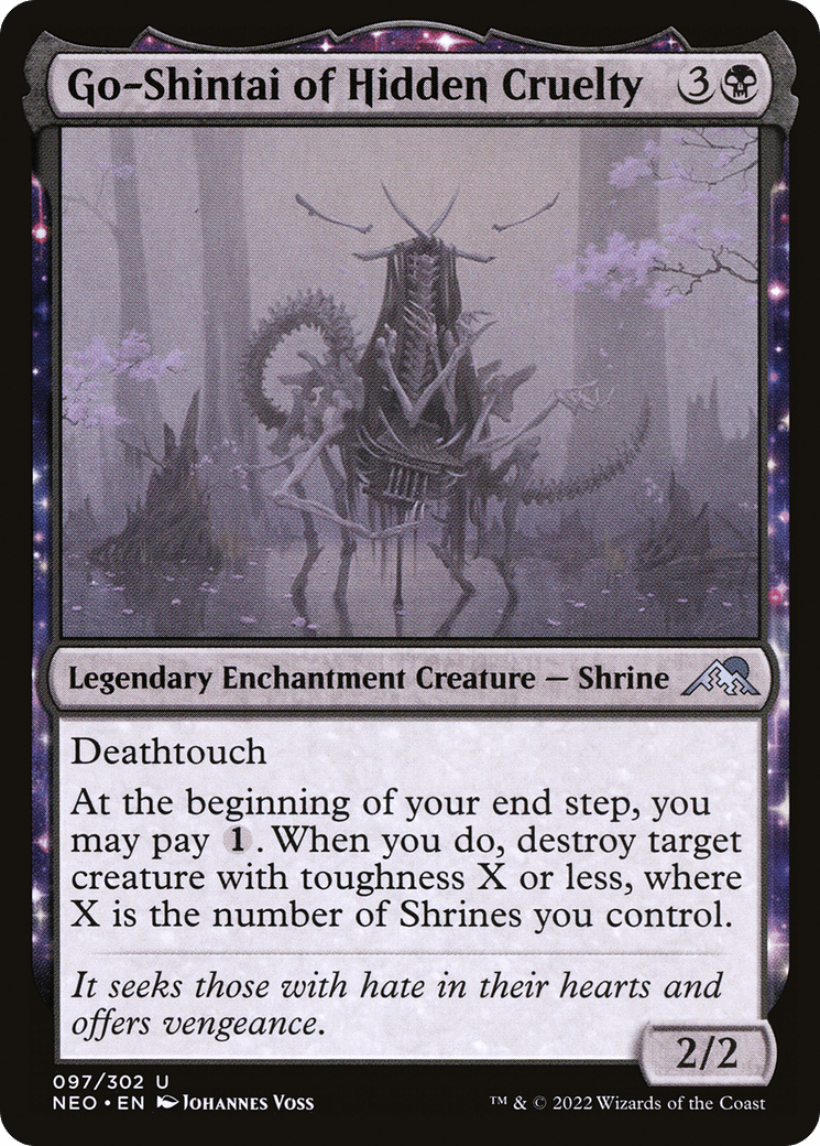 Go-Shintai of Hidden Cruelty [Kamigawa: Neon Dynasty] Foil