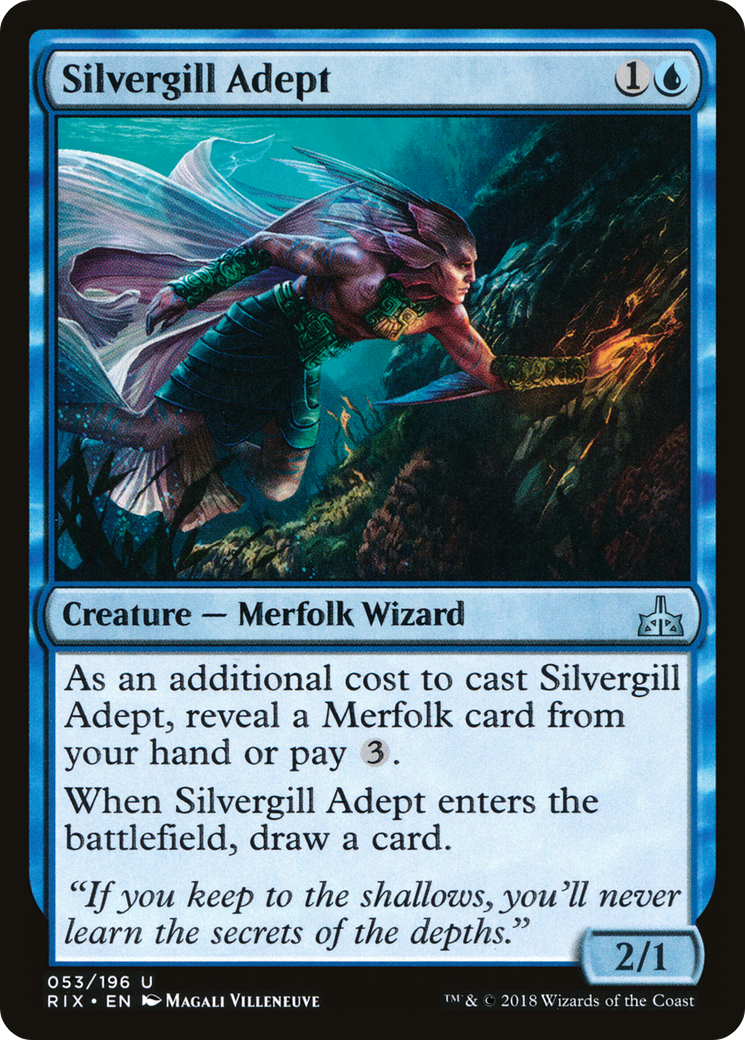 Silvergill Adept [Rivals of Ixalan] Foil