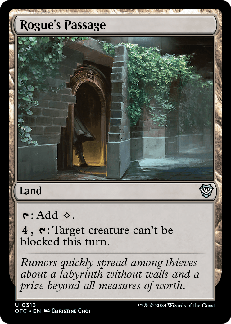 Rogue's Passage [Outlaws of Thunder Junction Commander]
