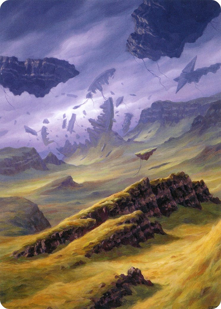 Plains // Plains (AZNR-009) - Zendikar Rising Art Series (Borderless) Foil