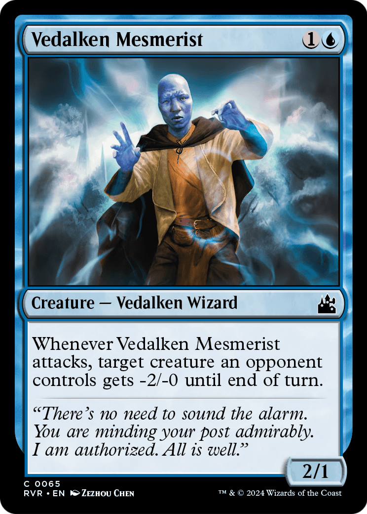 Vedalken Mesmerist [Ravnica Remastered] Foil